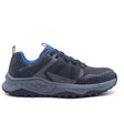 Avenger Aero Trail Composite Toe Work Shoes – Black/Blue Profile View