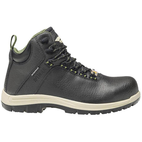 Avenger Breaker 6" Waterproof Puncture Resistant Composite Toe Work Boots – Black Profile View