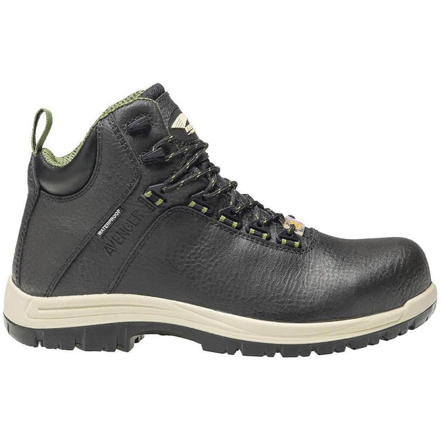 Avenger Breaker 6" Waterproof Puncture Resistant Composite Toe Work Boots – Black Profile View