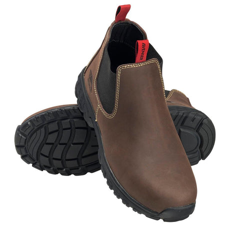 Avenger Flight Composite Toe SD10 Romeo Work Shoe – Brown A7030