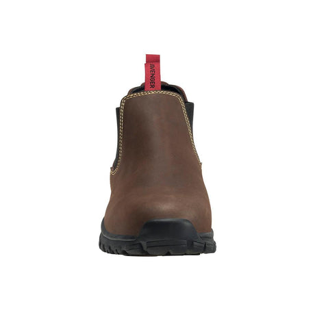 Avenger Flight Composite Toe SD10 Romeo Work Shoe – Brown A7030 Front Image