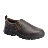 Avenger Flight SD10 Alloy Toe Slip-On Work Shoes – Brown A7000 Medial Image