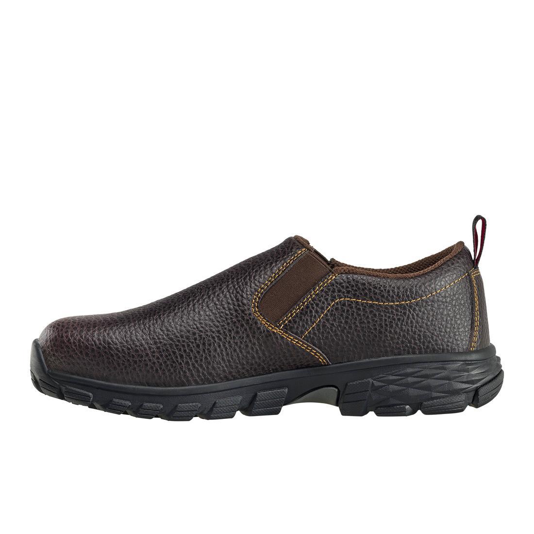 Avenger Flight SD10 Alloy Toe Slip-On Work Shoes – Brown A7000