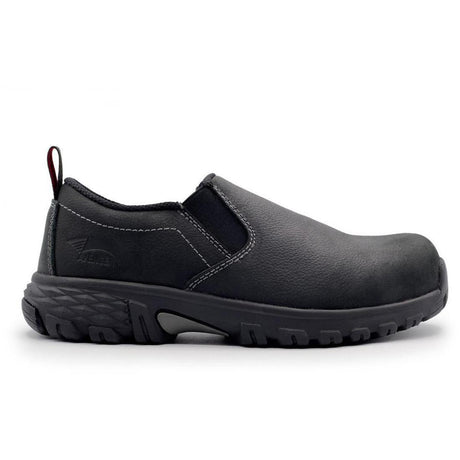 Avenger Flight Women’s Composite Toe SD10 Work Shoes – Black Profile View