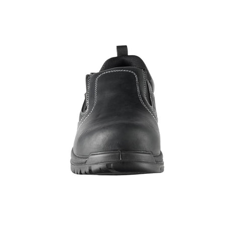 Avenger Foreman Waterproof Composite Toe Slip On Work Shoes – Black Front Image
