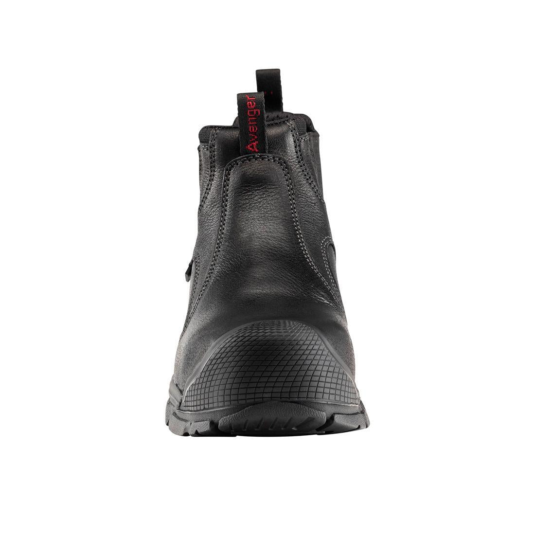 Avenger Ripsaw Puncture Resistant Alloy Toe Chelsea Work Boot – Black A7341 Front Image