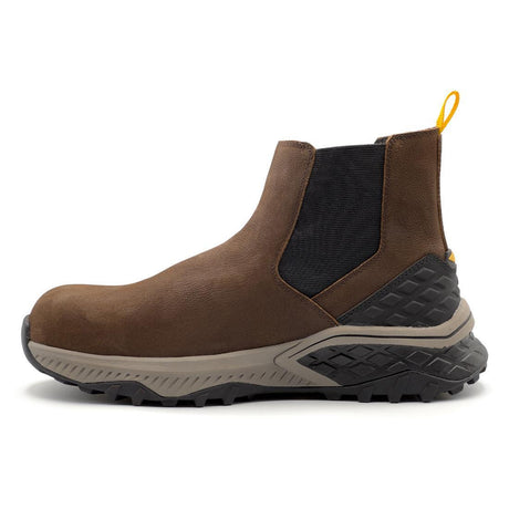 Avenger Summit Trail Composite Toe Chelsea Work Boot – Brown A8806