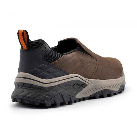Avenger Summit Trail Women’s SD-10 Composite Toe Work Shoes – Dark Brown A8844 Heel Image