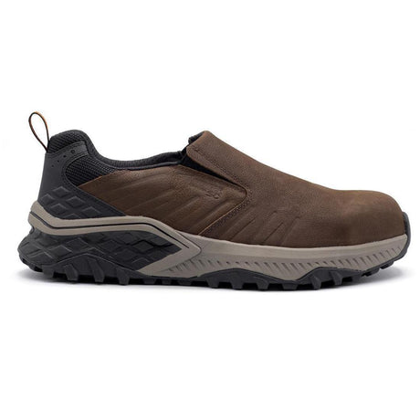 Avenger Summit Trail Women’s SD-10 Composite Toe Work Shoes – Dark Brown Profile View