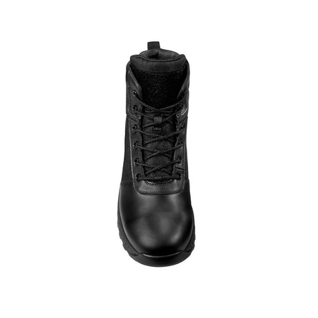 Black Diamond 6" Waterproof Side Zip Tactical Work Boot Black front view