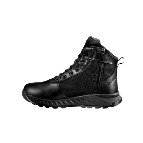 Black Diamond 6" Waterproof Side Zip Tactical Work Boot Black side view