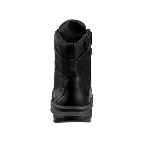 Black Diamond 8" Waterproof Side Zip Tactical Work Boot Black back view