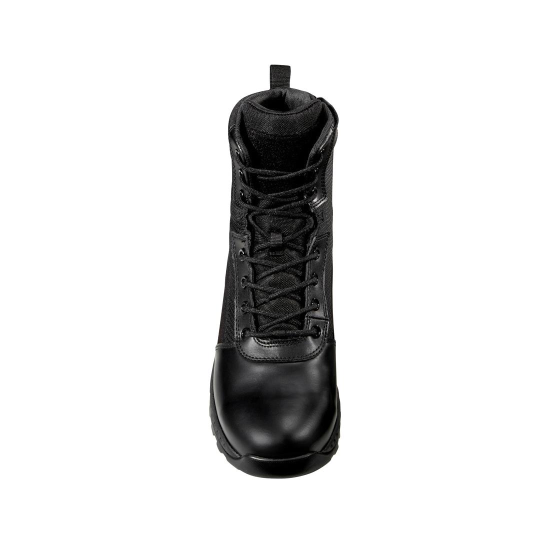 Black Diamond 8" Waterproof Side Zip Composite-Toe Tactical Work Boot Black upper view