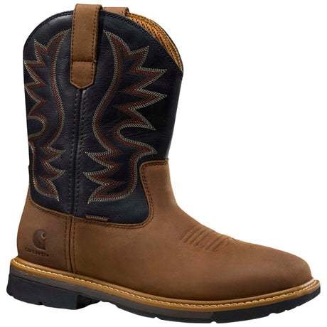Carhartt Bandera WP Steel Toe Wellington - Brown/Black side image