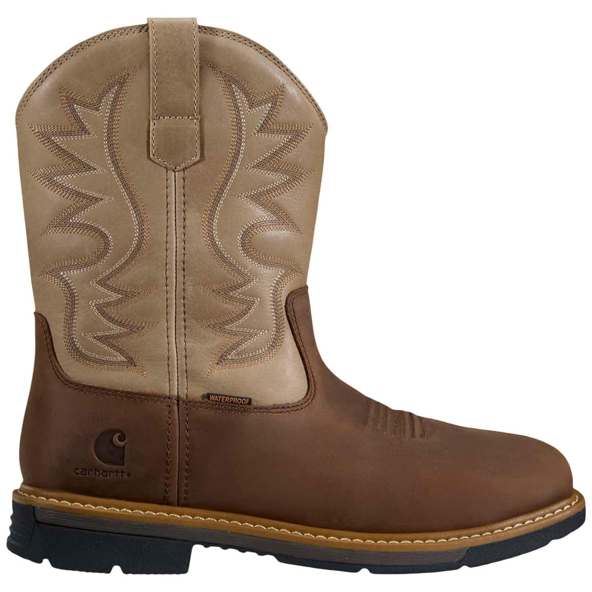 Carhartt Bandera WP Steel Toe Wellington - Brown/Cream cover