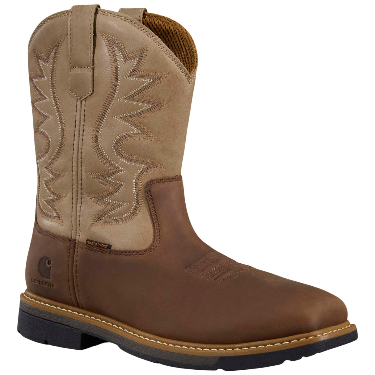 Carhartt Bandera WP Steel Toe Wellington - Brown/Cream side image