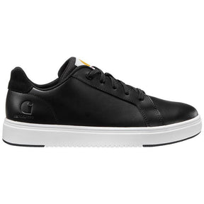 Carhartt 3" Detroit Leather Soft-Toe Sneaker Black Profile View
