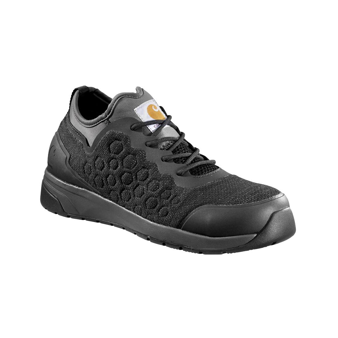 Carhartt 3" Force ESD Nano-Toe Work Shoe Black/Gray CMD3461 side angle