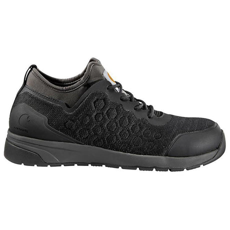 Carhartt 3" Force ESD Nano-Toe Work Shoe Black/Gray Profile View
