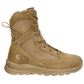 Carhartt 8" Gilmore Waterproof Side Zip Soft Toe Boot Coyote Profile View