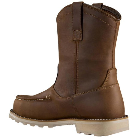 Carhartt Grafton Waterproof Moc Toe Wellington - Brown front view