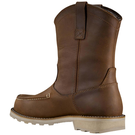 Carhartt Grafton WP Steel Moc Toe Wellington - Brown front view