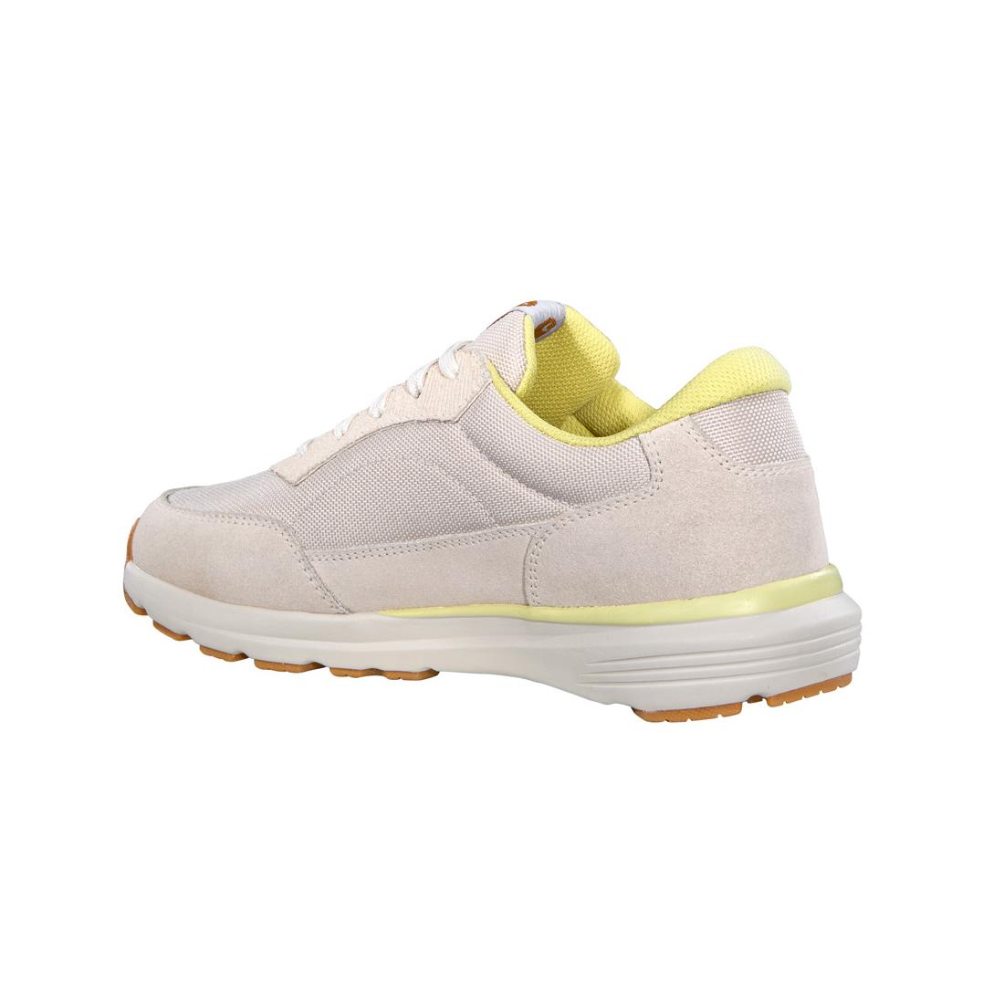 Carhartt Greenfield Women's ESD Soft-Toe Sneaker White/Yellow FG2046-W heel