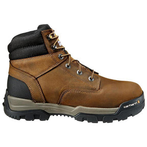 Carhartt 6" Ground Force Waterproof Composite Toe Work Boot Brown Profile View