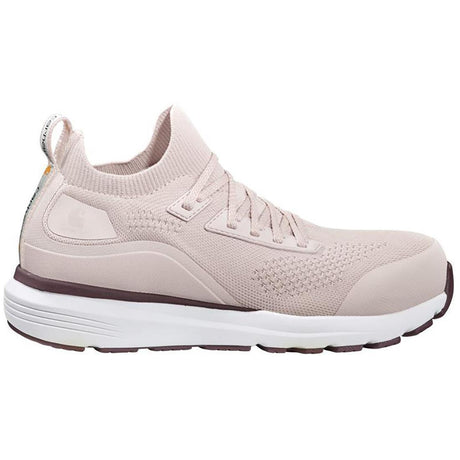 Carhartt Women's Haslett 3 Inch Soft-Toe Shoe Light Pink Profile View