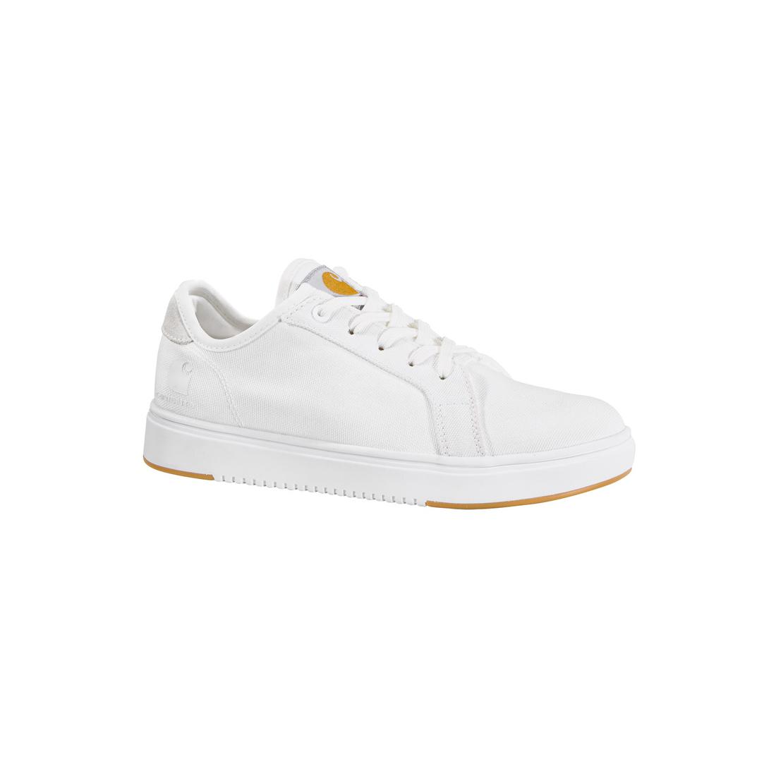 Carhartt 3" Women's Detroit Soft-Toe Canvas Shoe White FC2135-W angle view