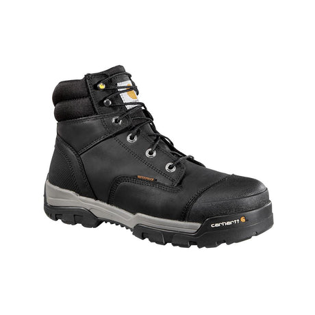 Carhartt 6" Ground Force Waterproof Composite Toe Work Boot Black CME6351 angle view