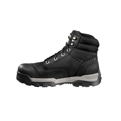 Carhartt 6" Ground Force Waterproof Composite Toe Work Boot Black CME6351 medial view