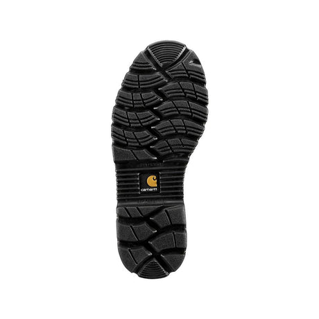 Carhartt 11" Heritage Steel-Toe Waterproof Insulated Pull-On Wellington Work Boot Dark Brown/Black CMP1259 sole