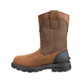 Carhartt 11" Ironwood Alloy-Toe Waterproof Wellington Pull-On Work Boot Brown FT1500-M medial view