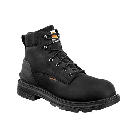 Carhartt 6" Ironwood Waterproof Soft Toe Work Boot Black FT6001-M angle view