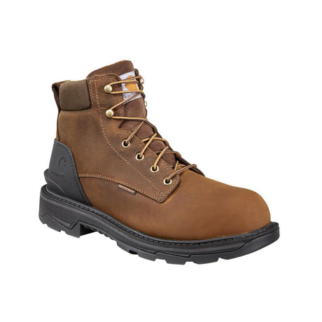 Carhartt 6" Ironwood Waterproof Alloy Toe Work Boot Brown FT6500-M angle view