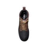 Carhartt 8" Ironwood Waterproof Insulated Alloy Toe Work Boot Dark Brown/Black FT8509-M upper view