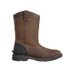 Carhartt 11" Montana Soft-Toe Water Resistant Square Toe Wellington Boot Brown FQ1084-M side