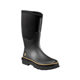 Carhartt 15" Mudrunner Waterproof Rubber Soft Toe Boot Black CMV1151 angle view