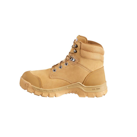 Carhartt 6" Rugged Flex Waterproof Composite Toe Work Work Boot Wheat CMF6356 medial view