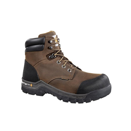 Carhartt 6" Rugged Flex Waterproof Composite Toe Work Boot Brown CMF6380 side