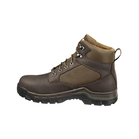 Carhartt 6" Rugged Flex Waterproof Steel Toe Work Boot Dark Brown FF6213-M medial view