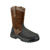 Carhartt 11" Rugged Flex Composite-Toe Waterproof MetGuard Wellington Pull On Work Boot Brown/Black CMF1721 angle view