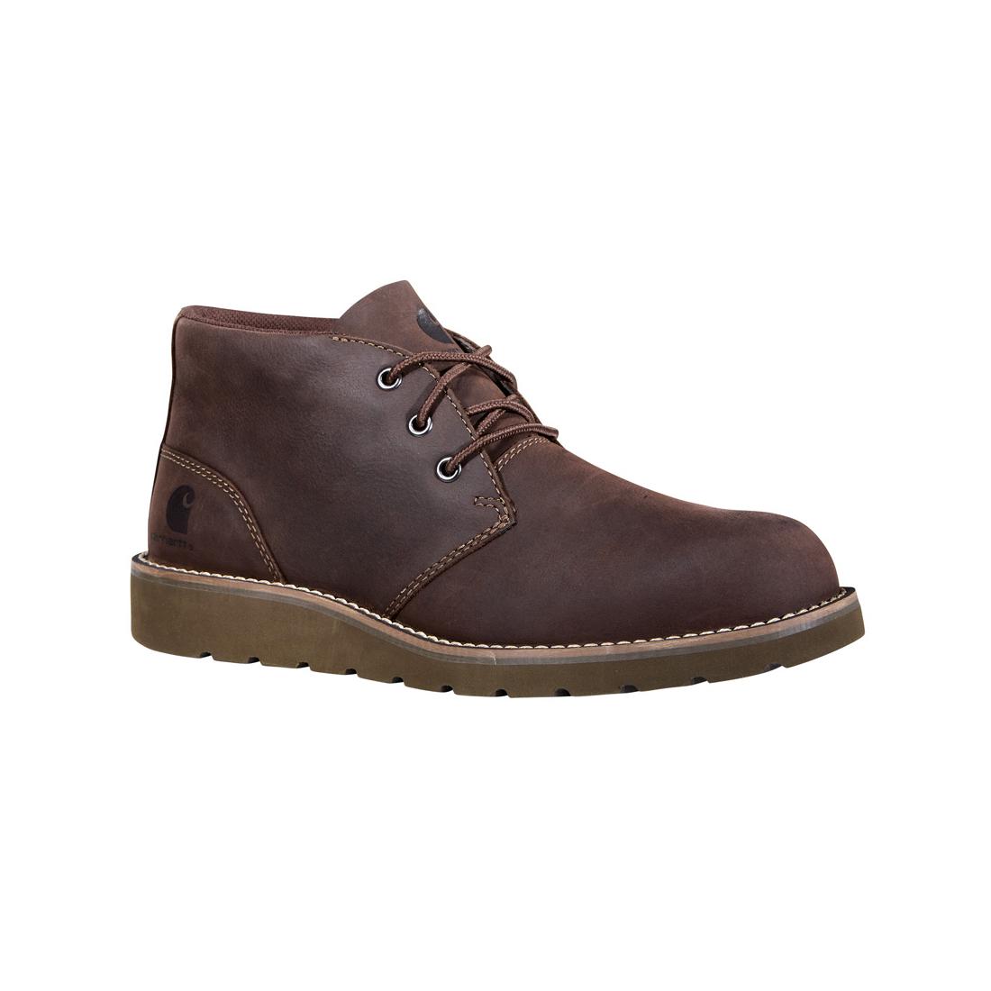 Carhartt 4" Wedge Plain Toe Soft Toe Chukka Dark Brown FW4004-M FW4004-M angle view