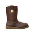 Carhartt 10" Wellington Wedge Steel-Toe Waterproof Work Boot Dark Brown FW1230-M side