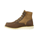 Carhartt 6" F/L Moc Toe Wedge Soft Toe Boot Brown FW6035-M medial view