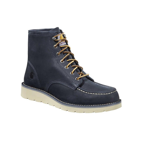 Carhartt 6" Moc Toe Wedge Soft Toe Boot Navy FW6083-M angle view