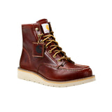 Carhartt 6" Wedge Moc Toe Full Grain Leather Soft Toe Boot Red Brown FW6145-M FW6145-M angle view