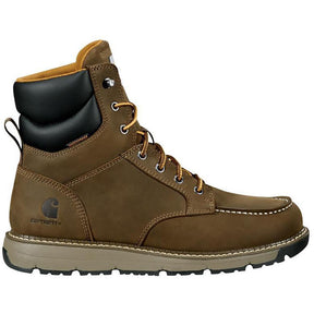 Carhartt 8" Millbrook Waterproof Soft Toe Boot Turkish Coffee Profile View
