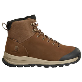 Carhartt 5" Outdoor Waterproof Soft Toe Boot Dark Brown Profile View